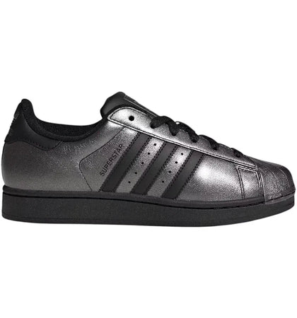 adidas Superstar II Black Iron Metallic (Women's) - authentic adidas sneakers