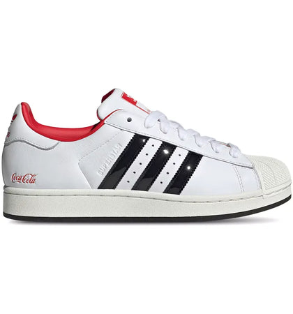 adidas Superstar II Coca-Cola White Black - authentic adidas sneakers
