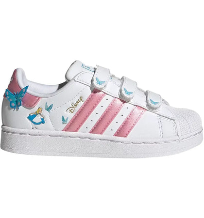 adidas Superstar II Comfort Closure Disney White Light Pink Aquamarine (PS) - authentic adidas sneakers