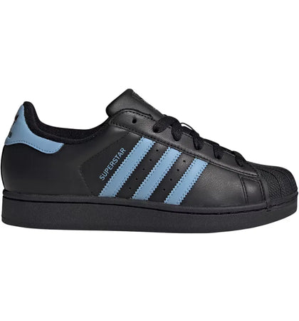adidas Superstar II Core Black Ash Blue (Women's) - authentic adidas sneakers