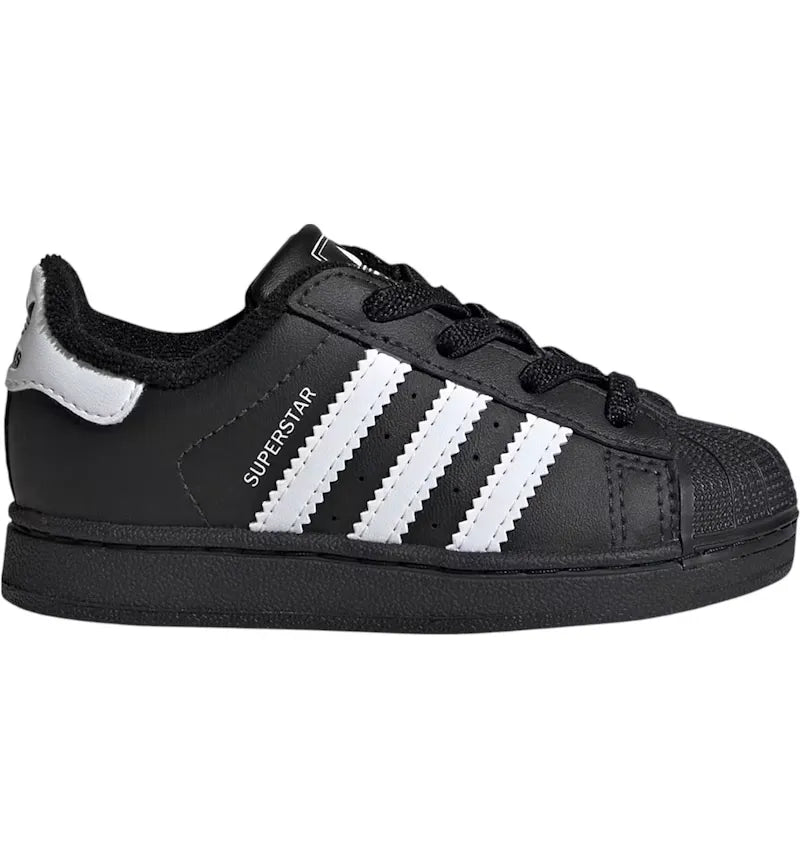 adidas Superstar II Elastic Lace Core Black Cloud White (TD) - vue 360