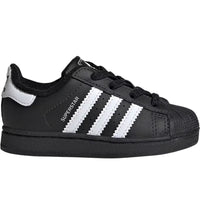 adidas Superstar II Elastic Lace Core Black Cloud White (TD)