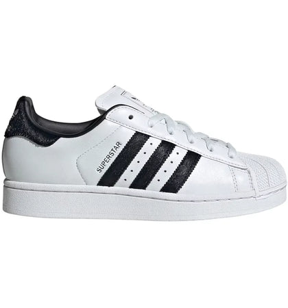 adidas Superstar II White Black Pony Hair (Women's) - authentic adidas sneakers