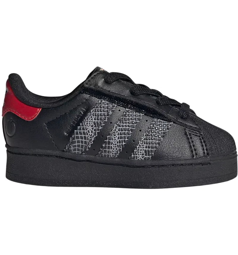 adidas Superstar LED Lights Comfort Closure Core Black Red (TD) - vue 360