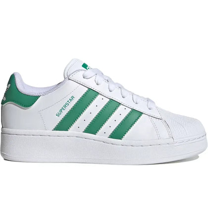 adidas Superstar XLG White Semi Court Green (Women's) - authentic adidas sneakers