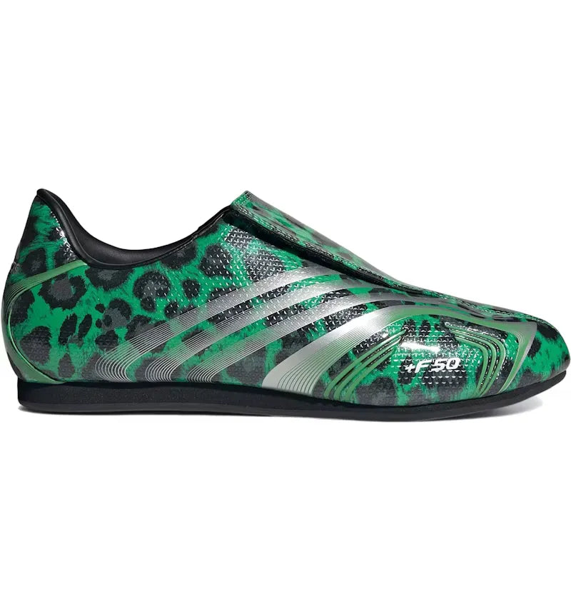 adidas Taekwondo F50 Leopard Semi Screaming Green (Women's) - vue 360