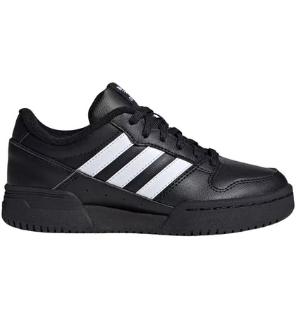adidas Team Court 2.0 STR Core Black Cloud White (GS) - authentic adidas sneakers