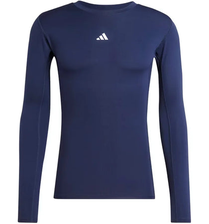 adidas Techfit Compression Long Sleeve Long-Sleeve Top Legend Ink - authentic adidas product