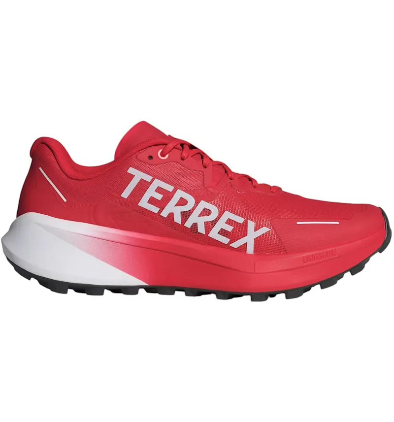 adidas Terrex Agravic 3 Trail Pure Ruby Dash Grey Cloud White - vue 360