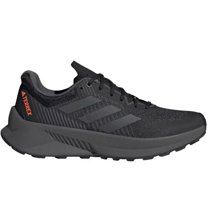 adidas Terrex Soulstride Flow Trail Core Black Grey Impact Orange - authentic adidas sneakers