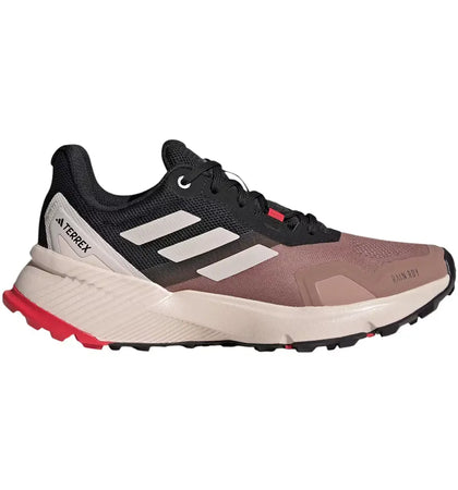 adidas Terrex Soulstride Rain.RDY Trail Warm Clay Putty Mauve Pure Ruby (Women's) - authentic adidas sneakers