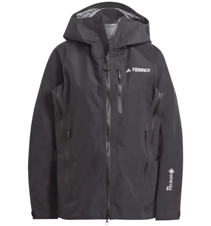 adidas Women's Terrex Techrock Gore-Tex Pro Jacket Black - authentic adidas apparel