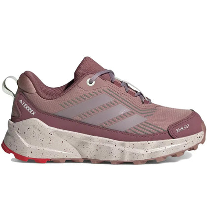 adidas Terrex Trailmaker 2 Rain.RDY Warm Clay Preloved Fig Pure Ruby (GS) - authentic adidas sneakers