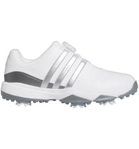 adidas Tour360 24 BOA Golf Cloud White Silver Metallic Iron Metallic (GS)