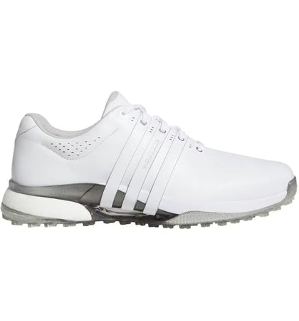 adidas Tour360 25 Spikeless Golf Cloud White Silver Metallic - authentic adidas sneakers