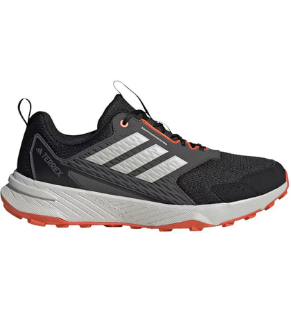 adidas Tracefinder Trail Black Grey Semi Impact Orange - authentic adidas sneakers