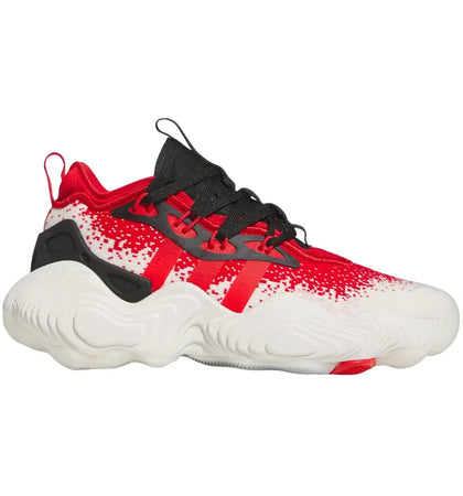 adidas Trae Young 3 Off White Vivid Red Core Black (GS) - authentic adidas sneakers