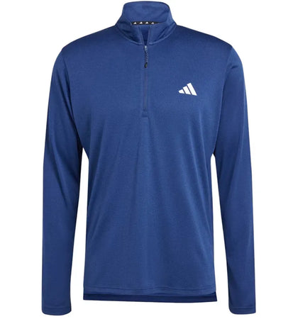 adidas Train Essentials Long Sleeve Tee Dark Blue - authentic adidas product