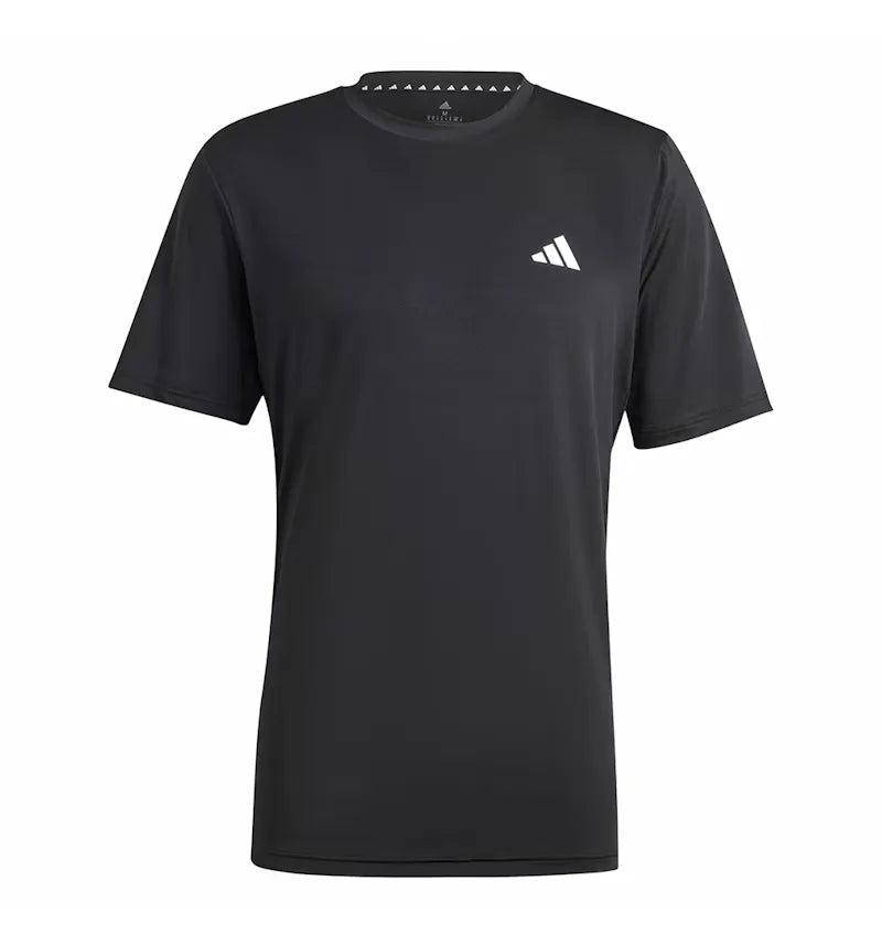 adidas Train Essentials Stretch Training Tee Black/White - vue 360