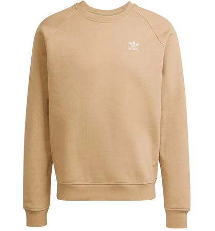 adidas Trefoil Essentials Crew Sweatshirt Cardboard - authentic adidas apparel