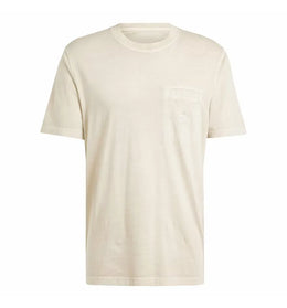 adidas Trefoil Essentials Dye Pocket Tee Putty Grey - authentic adidas product