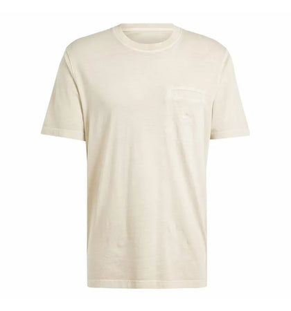 adidas Trefoil Essentials Dye Pocket Tee Putty Grey - authentic adidas product