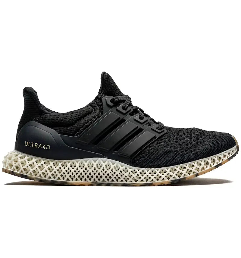 adidas Ultra 4D Black Gold Metallic - vue 360
