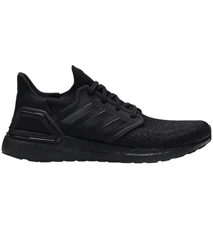 adidas Ultra Boost 20 Triple Black Red Fluo - authentic adidas sneakers