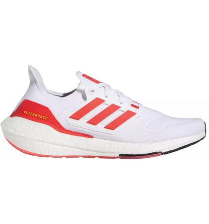adidas Ultra Boost 22 White Vivid Red - authentic adidas sneakers