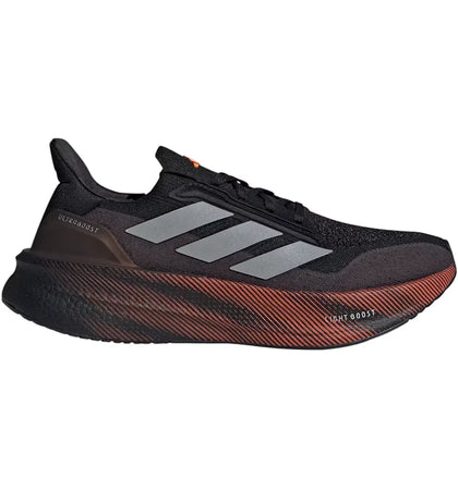 adidas Ultra Boost 5X Black Silver Metallic Lucid Orange - authentic adidas sneakers