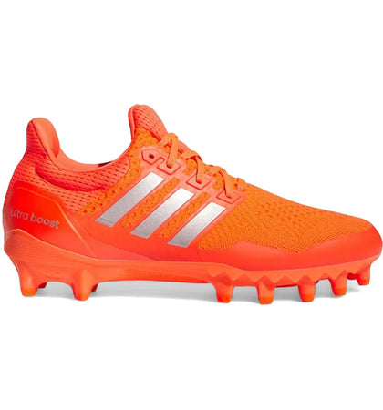 adidas Ultra Boost Football Cleats Solar Red Silver Metallic - authentic adidas sneakers