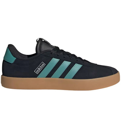 adidas VL Court 3.0 Core Black Powder Teal Silver Metallic - authentic adidas sneakers
