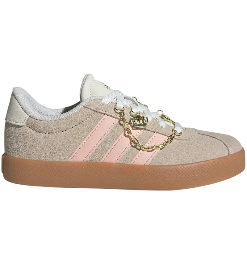 adidas VL Court 3.0 Crystal Linen Blush Pink (GS) - vue 360