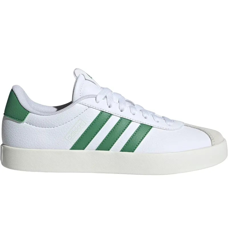 adidas Vl Court 3.0 Low Cloud White Preloved Green Aluminium (Women's) - vue 360