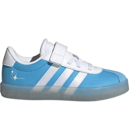 adidas VL Court 3.0 Semi Blue Burst Cloud White Lucid Pink (PS) - authentic adidas sneakers