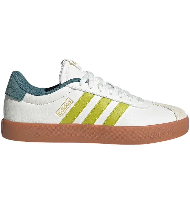 adidas VL Court 3.0 White Preloved Lime Teal - vue 360