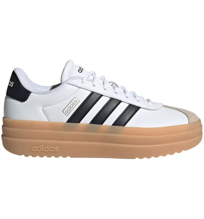 adidas VL Court Bold Cloud White Core Black Wonder Beige (Women's) - authentic adidas sneakers