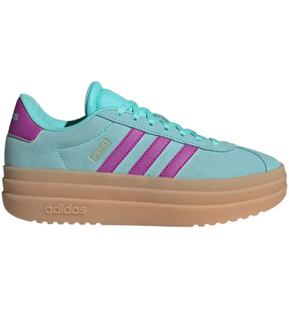 adidas VL Court Bold Flash Aqua Purple Burst Gum (GS) - authentic adidas sneakers