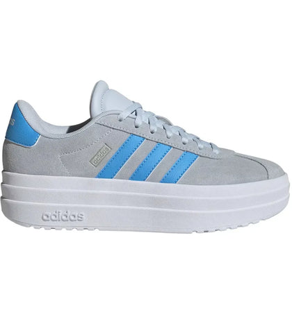 adidas Vl Court Bold Halo Blue Blue Burst Cyber Metallic (GS) - authentic adidas sneakers