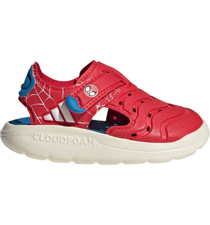 adidas Water Sandals Marvel Spider-Man Pure Ruby (TD) - authentic adidas sneakers