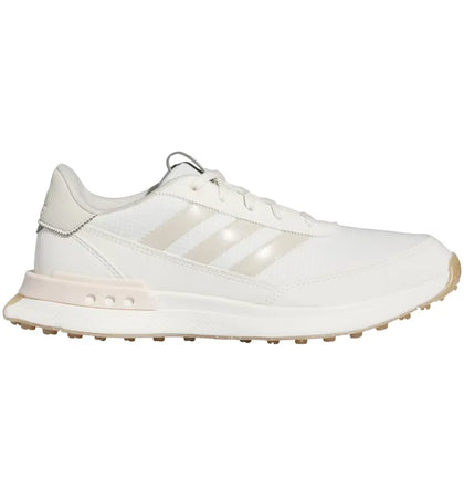 adidas Women S2G Spikeless 24 Golf Off White Wonder Quartz Aluminium (Women's) - authentic adidas sneakers