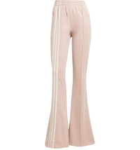 adidas Women's 3-Stripes Flared Firebird Track Pants Ash Pearl