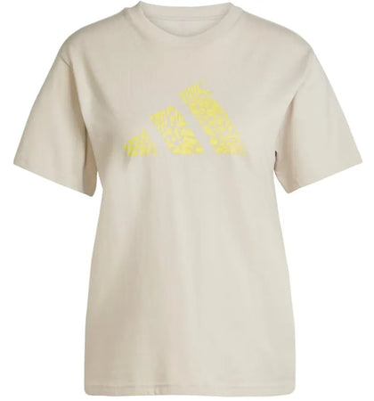 adidas Women's Camo Graphic Tee Beige - authentic adidas product