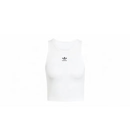 adidas Women's Essentials Ribbed Tank Top White - authentic adidas product