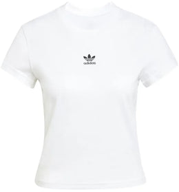 adidas Women's Essentials Slim T-Shirt White - authentic adidas apparel