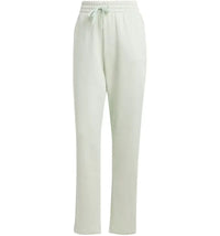 adidas Women's Essentials Small Logo Feel Cozy Open Hem Pant Linen Green
