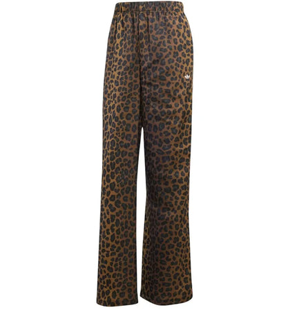 adidas Women's Originals Wide Leg Satin Joggers Bronze Strata - authentic adidas product