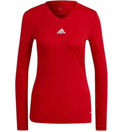 adidas Women's Team Base Tee Team Power Red - authentic adidas product