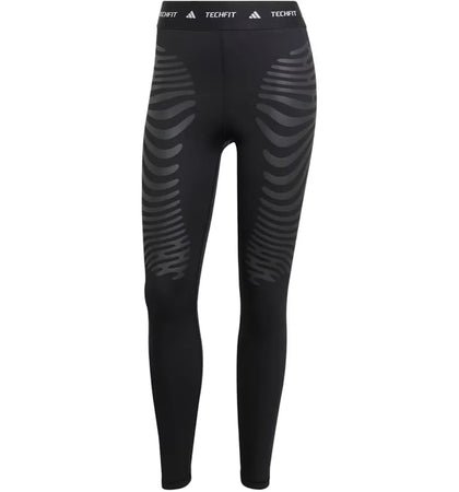 adidas Women's Techfit Control Rheon 7/8 Leggings Black - authentic adidas product