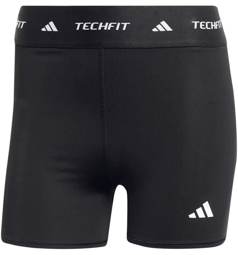 adidas Women's Techfit Stay In Play Short Leggings Black - vue 360